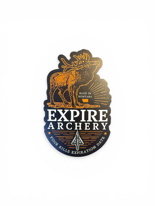 Expire Elk Sticker